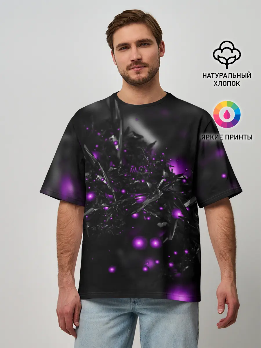 Мужская футболка оверсайз / ABSTRACTION