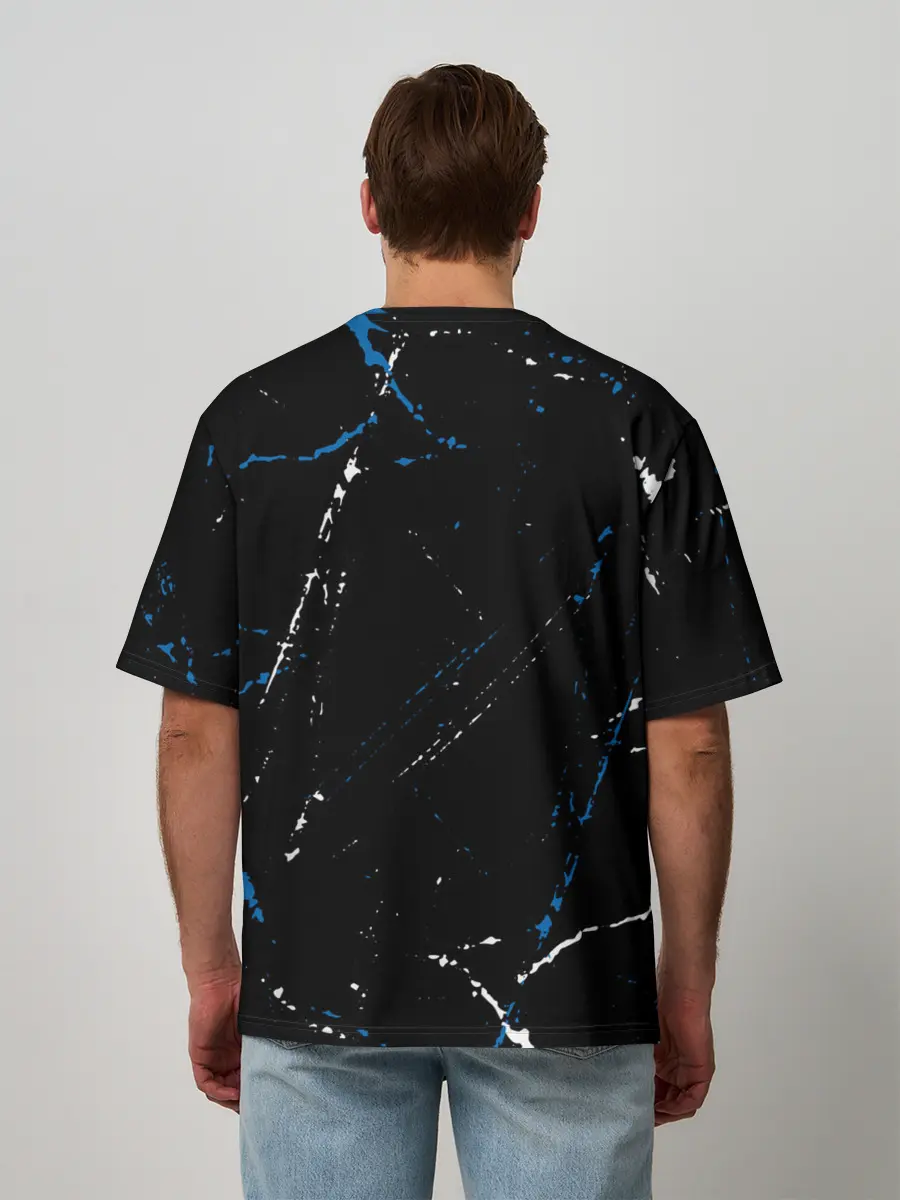 Мужская футболка оверсайз / BMW / БМВ