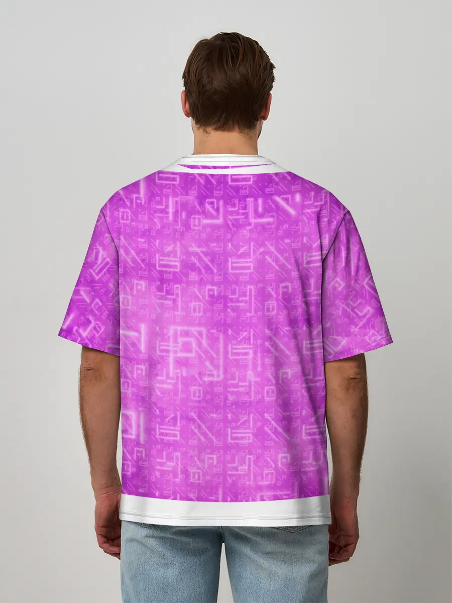 Мужская футболка оверсайз / FORTNITE PINK | ФОРТНАЙТ