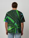 Мужская футболка оверсайз / DIGITAL NEON GREEN