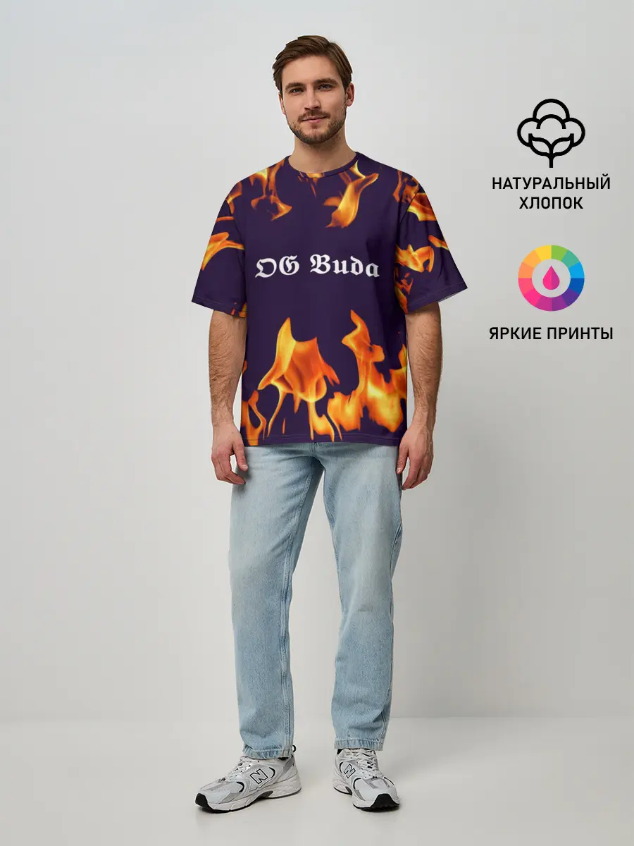 Мужская футболка оверсайз / OG Buda