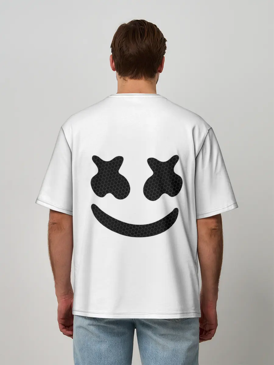 Мужская футболка оверсайз / Marshmello