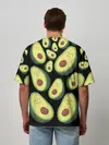Мужская футболка оверсайз / Авокадо паттерн