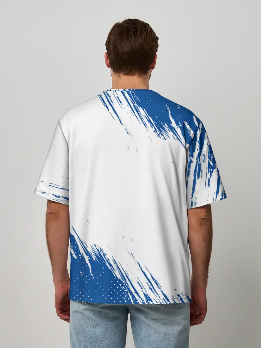 Мужская футболка оверсайз / REAL MADRID / РЕАЛ МАДРИД