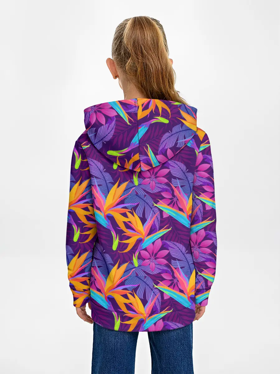 Детское худи / Тропические листья