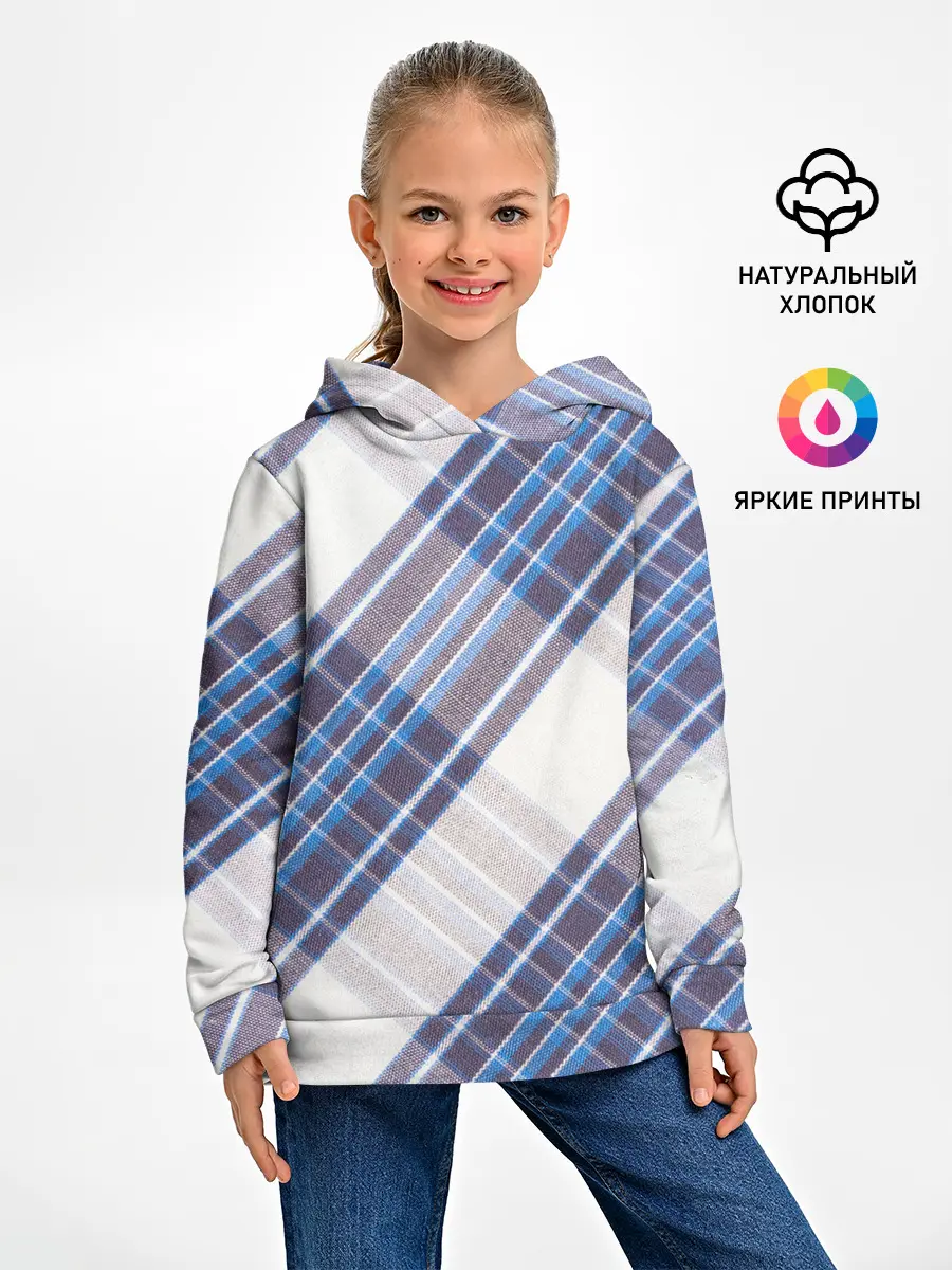 Детское худи / Шотландка | Scottish | Tartan