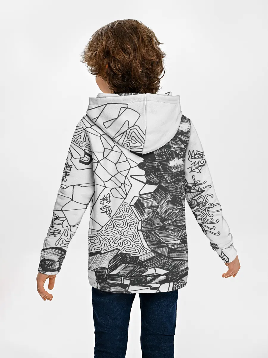 Детское худи / Структурная мозайка