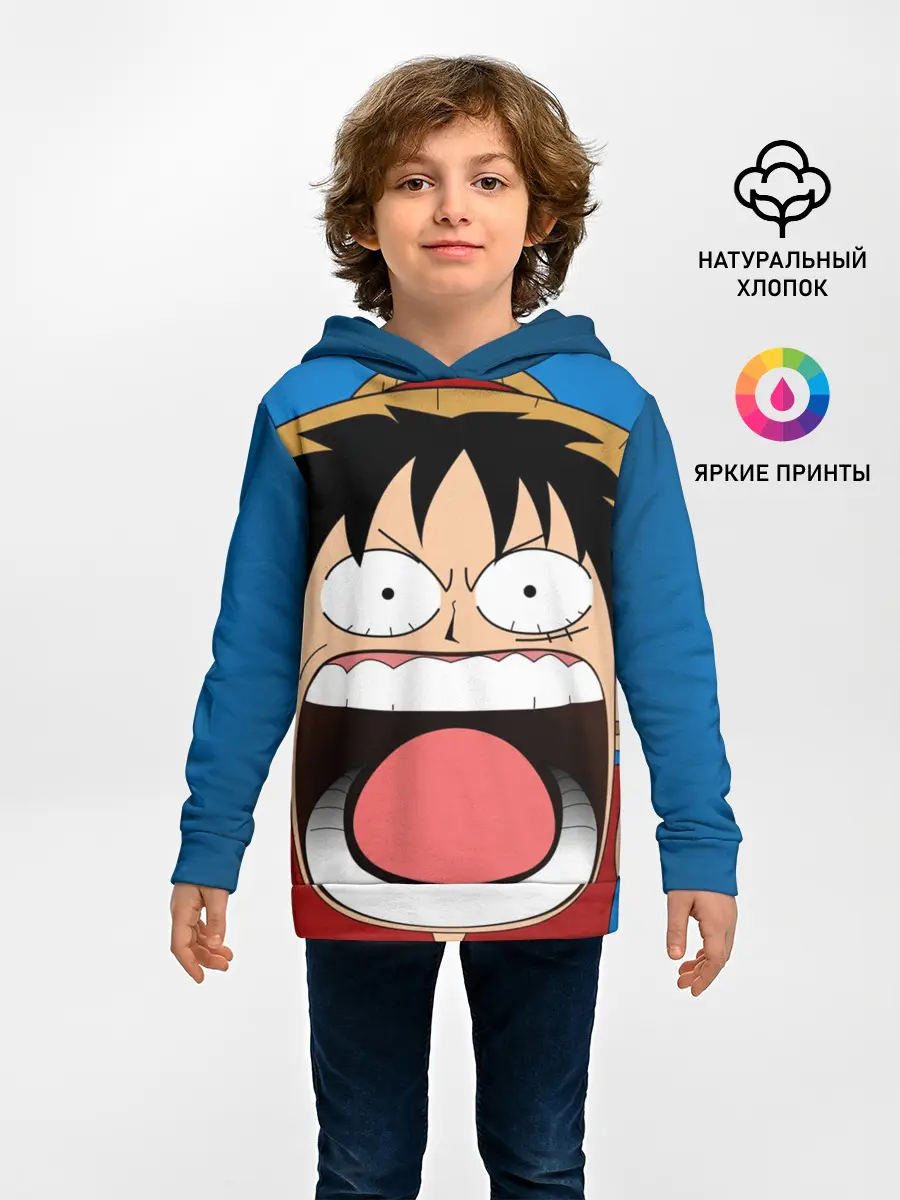 Детское худи / Луффи - Чё??!!