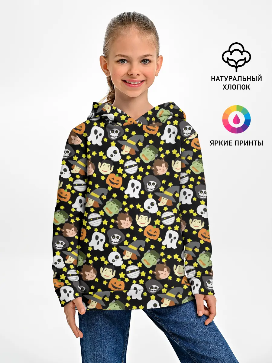Детское худи / персонажи и хэллоуин