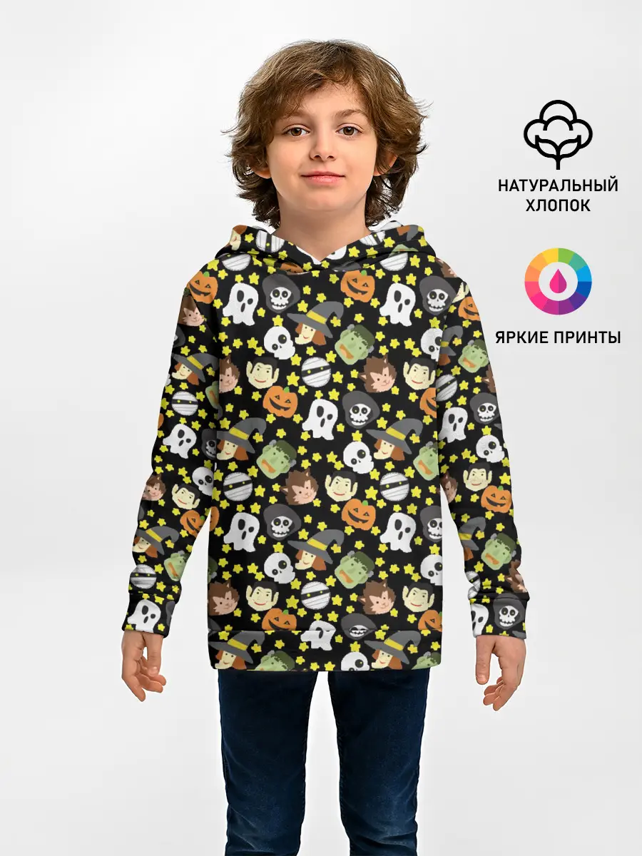 Детское худи / персонажи и хэллоуин