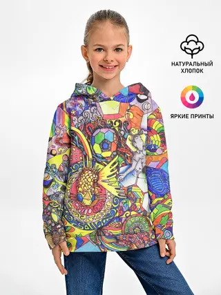 Детское худи / ПСИХОДЕЛИКА / PSYHODELICA