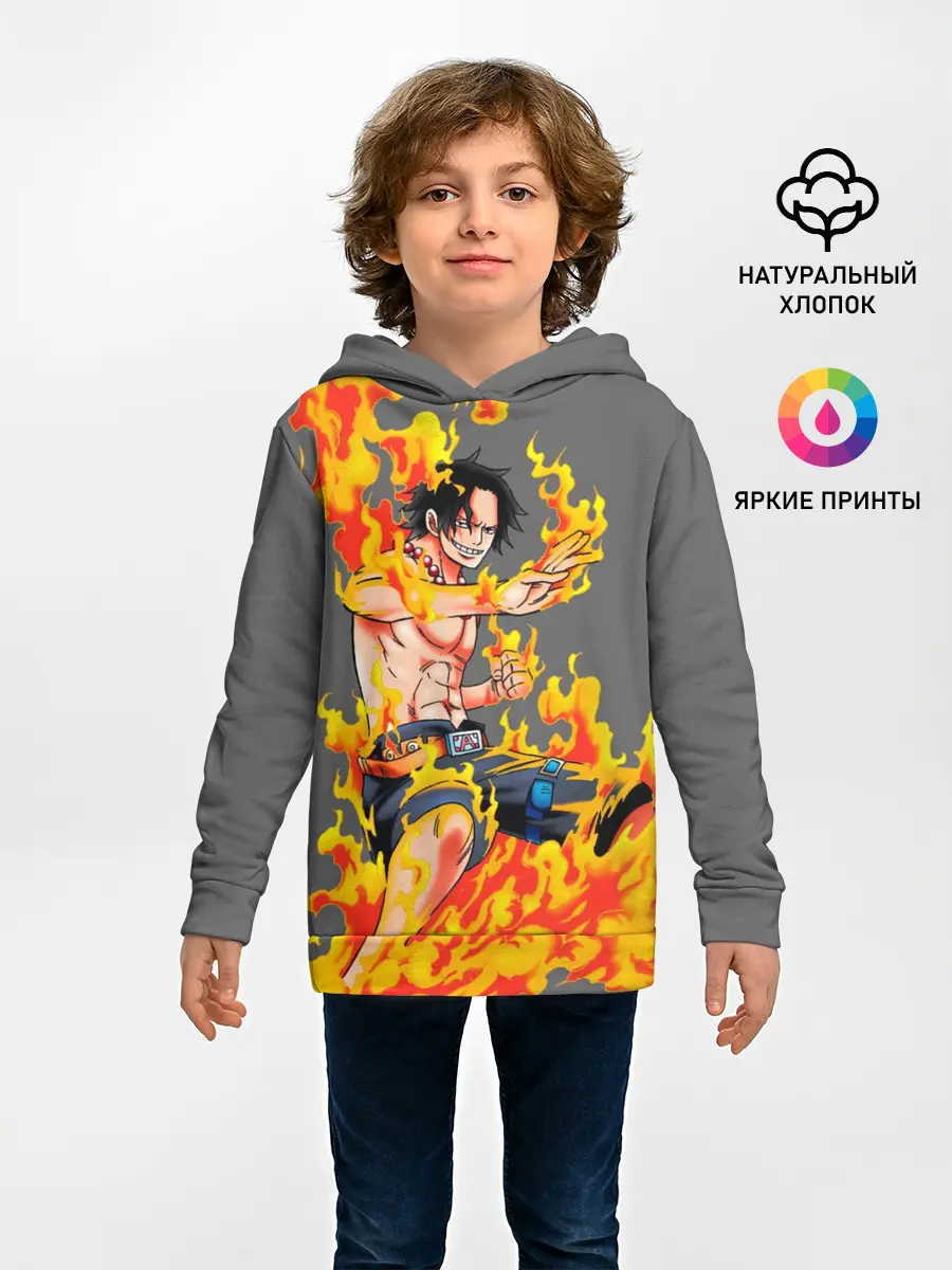 Детское худи / Портгас Д Эйс из One Piece