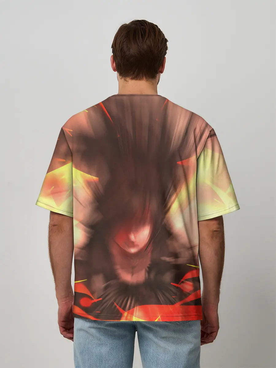 Мужская футболка оверсайз / Хяккимару | Такебо | Дороро