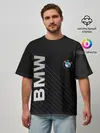 Мужская футболка оверсайз / BMW