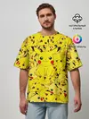 Мужская футболка оверсайз / ПИКАЧУ ПОКЕМОН PIKA PIKA