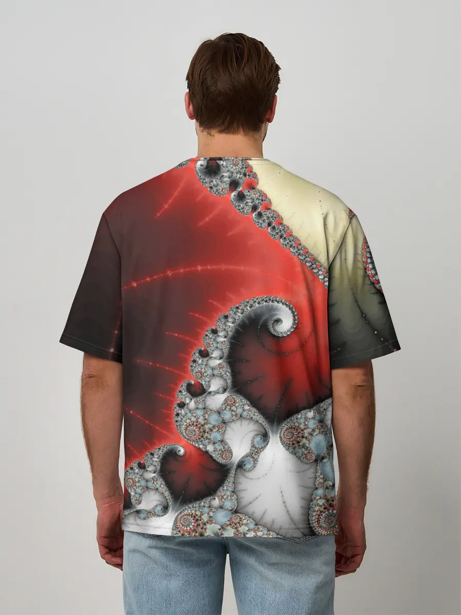 Мужская футболка оверсайз / ABSTRACT&FRACTAL