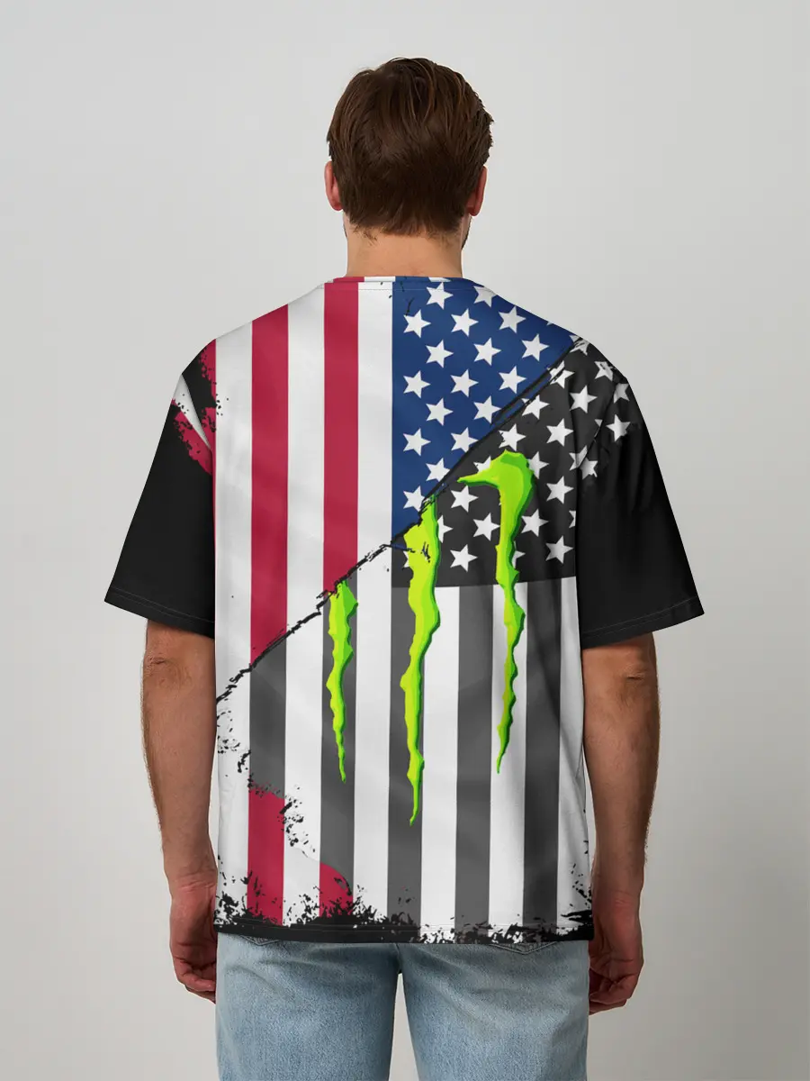 Мужская футболка оверсайз / MONSTER ENERGY