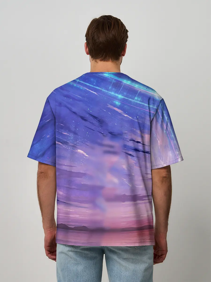 Мужская футболка оверсайз / ТВОЕ ИМЯ