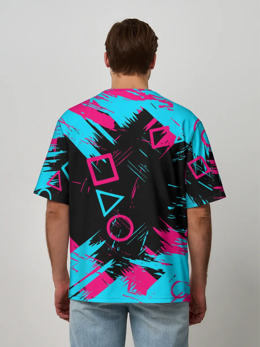 Мужская футболка оверсайз / SQUID GAME | ИГРА В КАЛЬМАРА | DOLL,