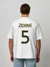 Мужская футболка оверсайз / Зидан Реал Ретро
