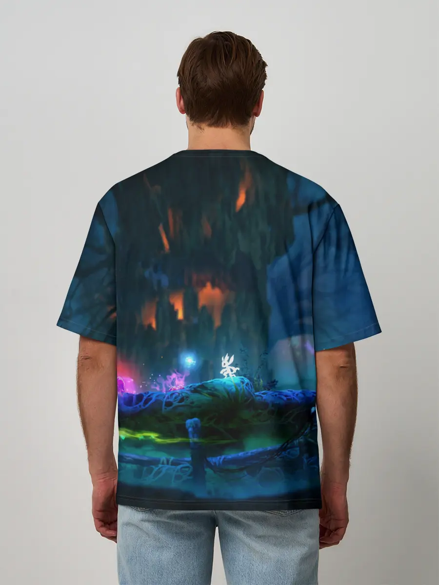 Мужская футболка оверсайз / Ori and the Blind Forest
