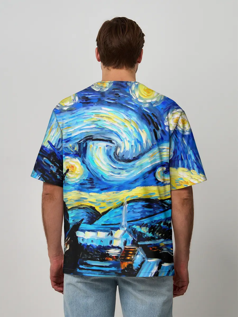 Мужская футболка оверсайз / Искусство