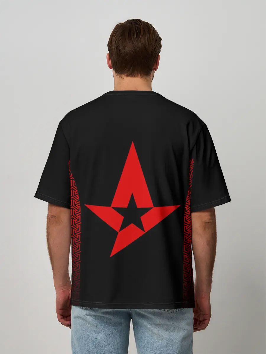 Мужская футболка оверсайз / Astralis uniform 2019