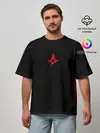 Мужская футболка оверсайз / Astralis uniform 2019