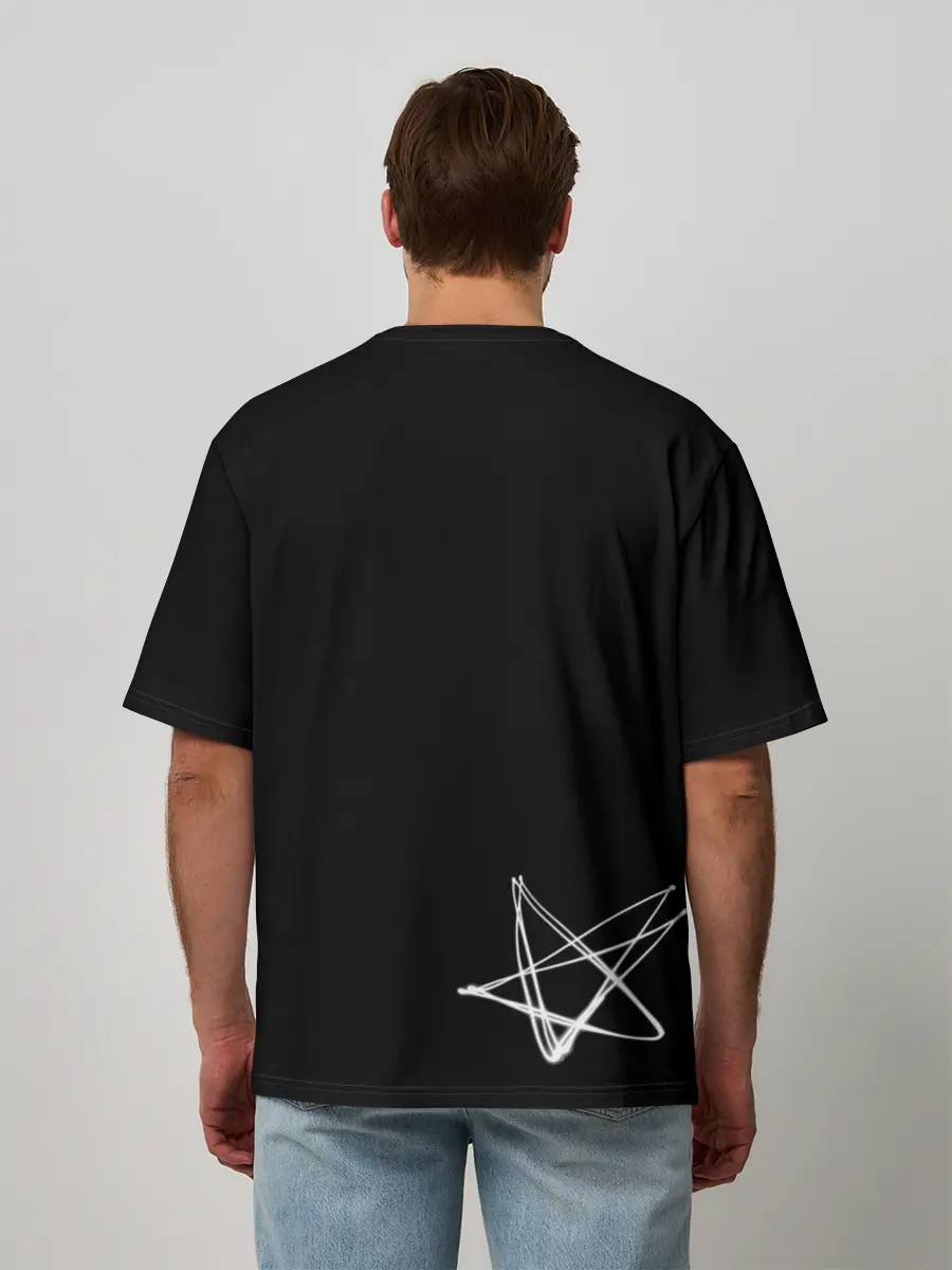 Мужская футболка оверсайз / Star