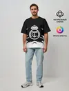 Мужская футболка оверсайз / REAL MADRID