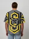 Мужская футболка оверсайз / Геометрия узор