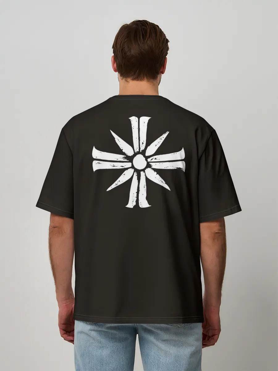 Мужская футболка оверсайз / Врата Эдема