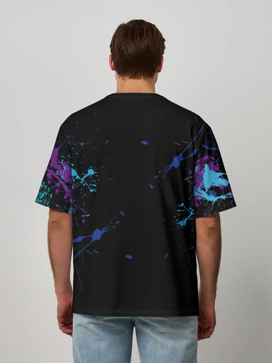 Мужская футболка оверсайз / MARSHMELLO