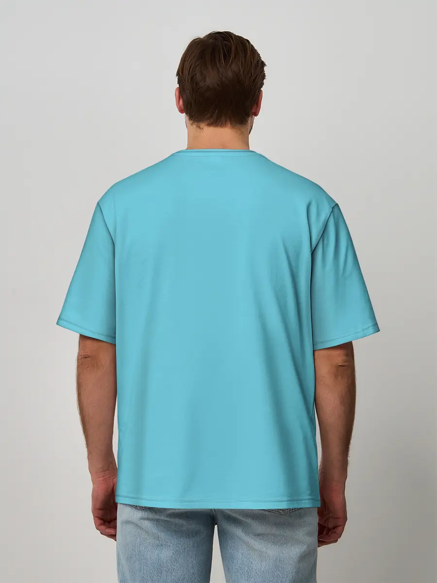 Мужская футболка оверсайз / Тайна Лох-несского чудовища