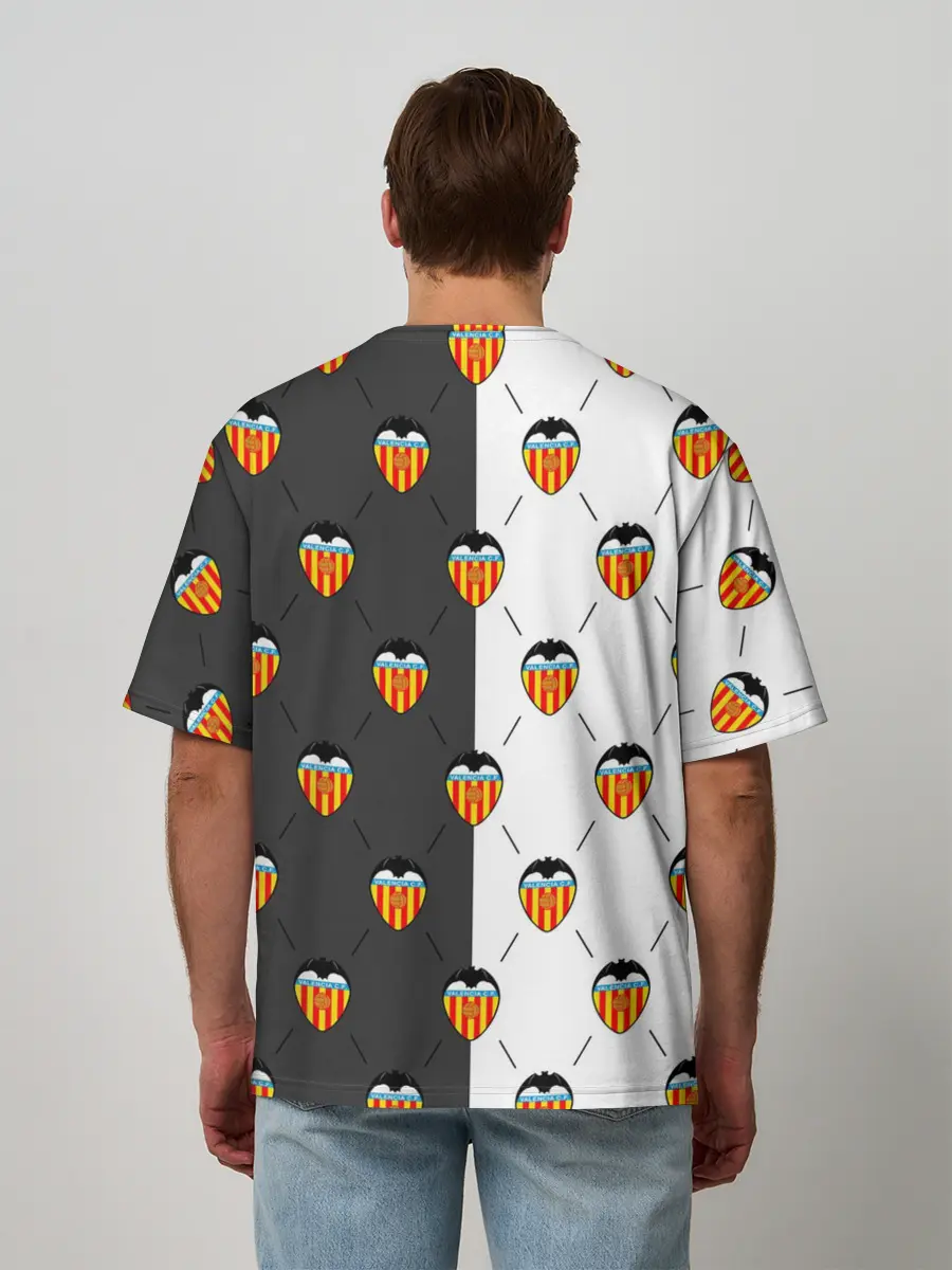 Мужская футболка оверсайз / FC VALENCIA / ФК ВАЛЕНСИЯ