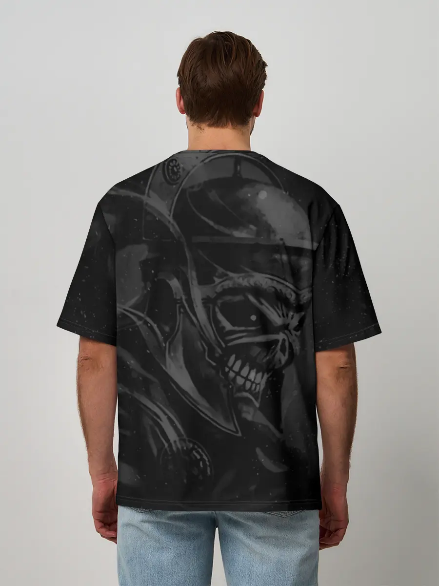 Мужская футболка оверсайз / Iron Maiden