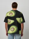 Мужская футболка оверсайз / Авокадо