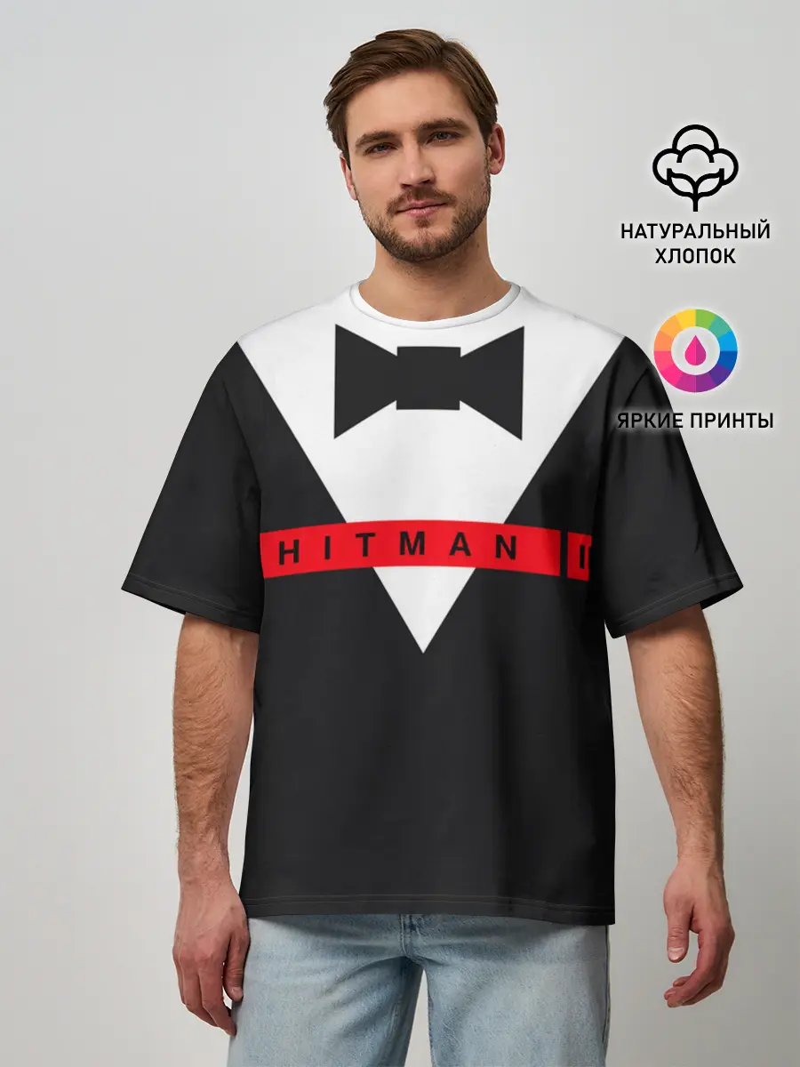 Мужская футболка оверсайз / Hitman III
