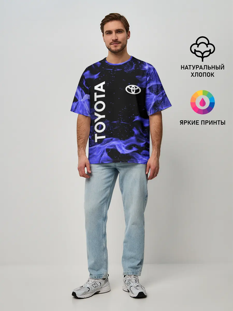 Мужская футболка оверсайз / TOYOTA