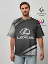 Мужская футболка оверсайз / LEXUS SPORT