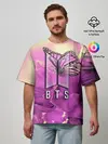 Мужская футболка оверсайз / BTS