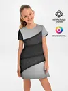 Детское платье / 3D luxury style silver black