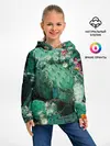 Детское худи / кактусы с цветами реализм