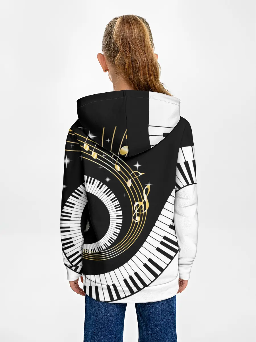 Детское худи / МУЗЫКАЛЬНЫЙ УЗОР