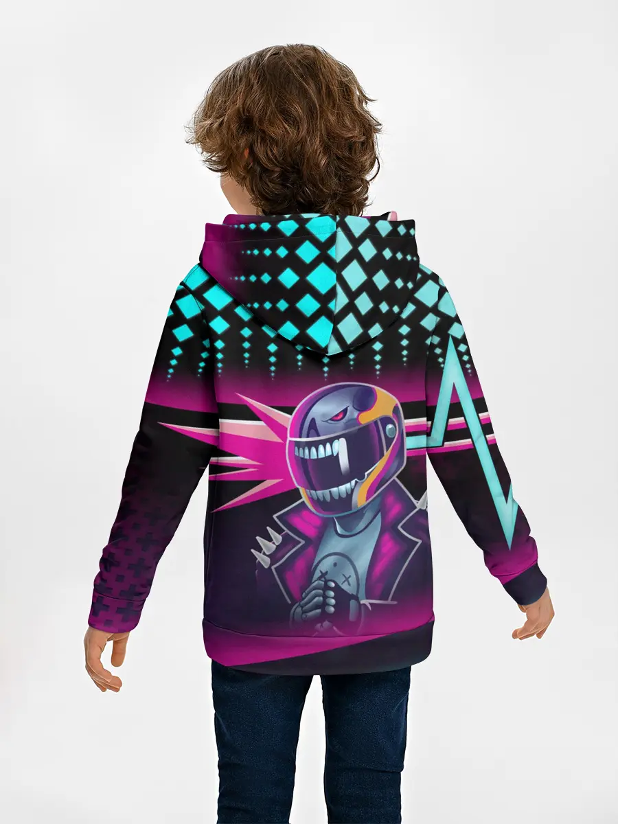 Детское худи / НЕОНОВЫЙ ГОНЩИК