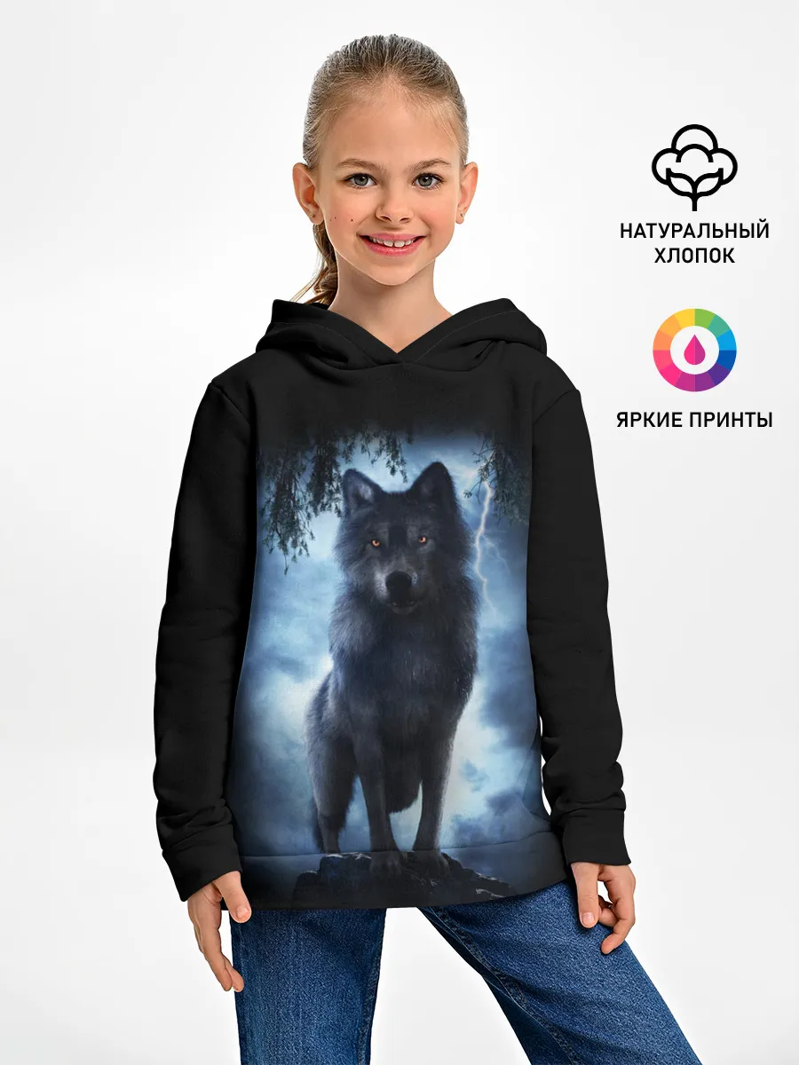 Детское худи / ВОЛК БРОДЯГА