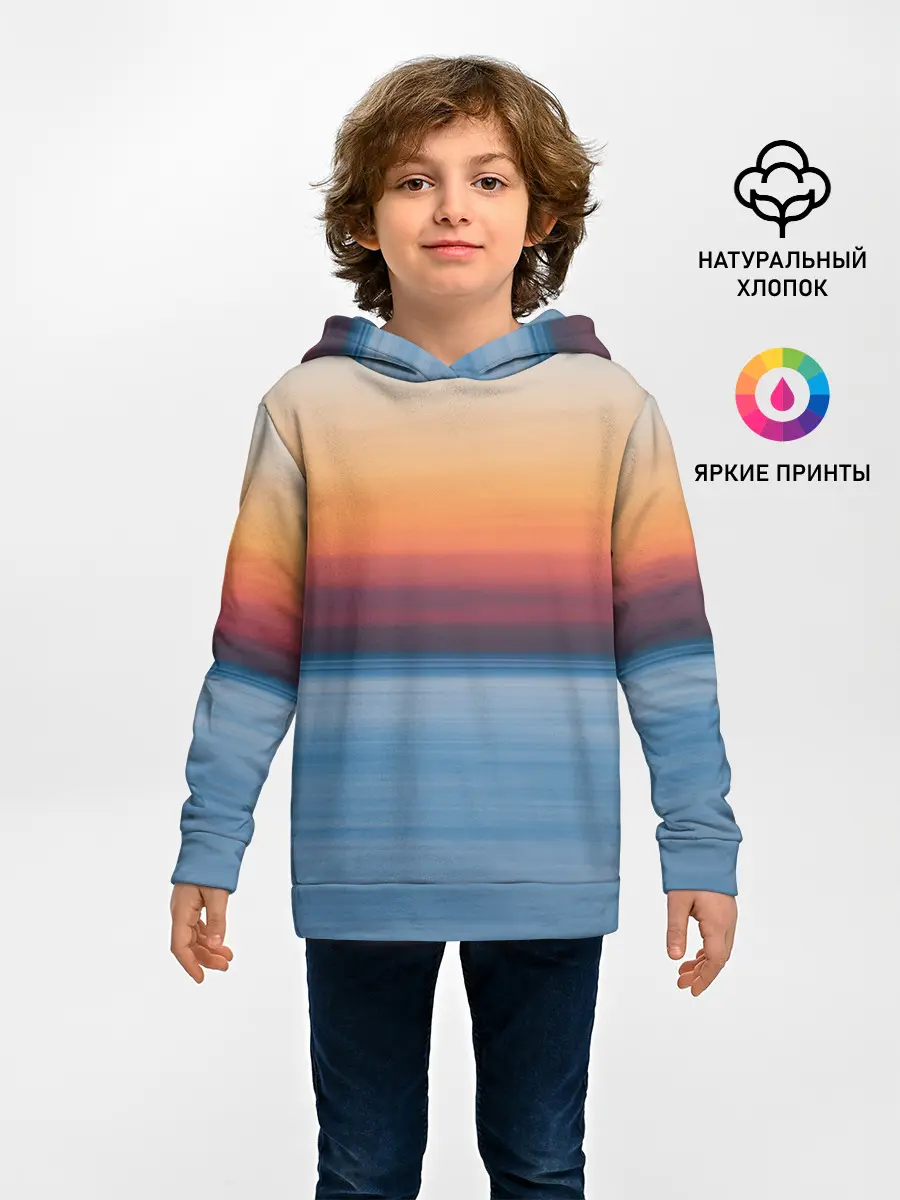 Детское худи / Рассвет на берегу