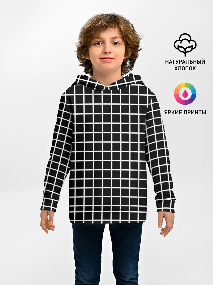 Детское худи / Клечатая