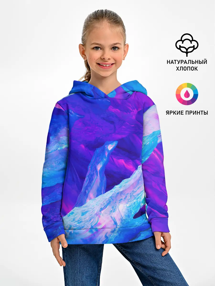 Детское худи / ЛЕДЯНОЙ НЕОН