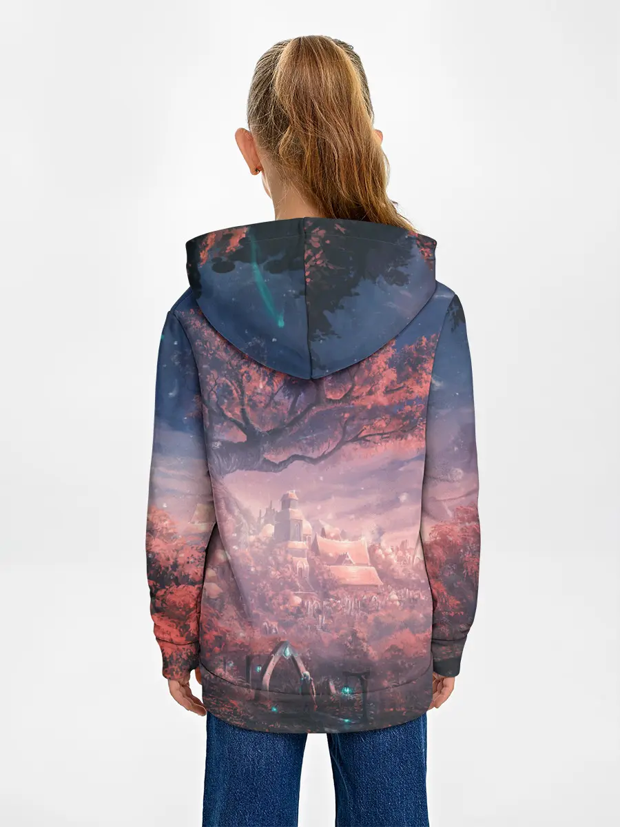 Детское худи / Anime art tree